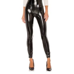 Faux Patent Leather Legging